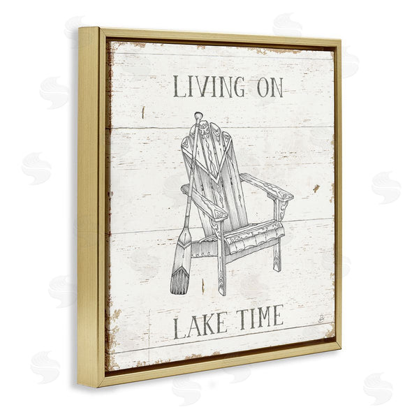 Stupell Industries Daphne Brissonnet | Living On Lake Time