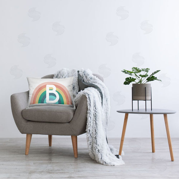 Stupell Industries Daphne Polselli | Rainbow Initial B