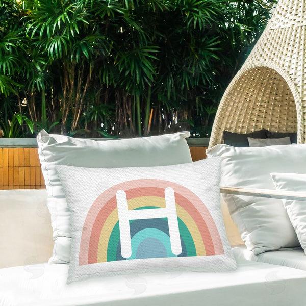 Stupell Industries Daphne Polselli | Rainbow Initial H