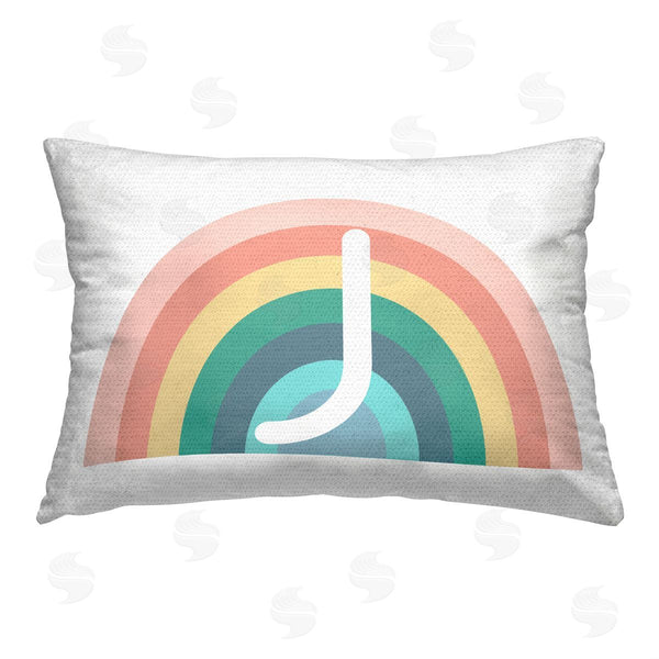 Stupell Industries Daphne Polselli | Rainbow Initial J