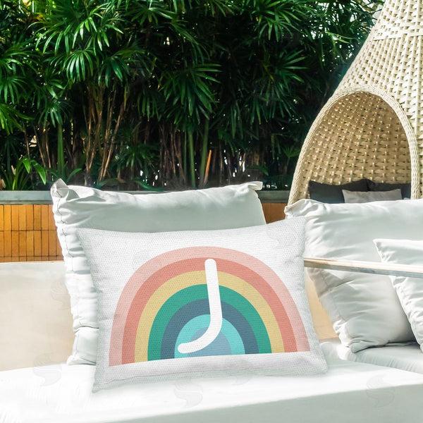 Stupell Industries Daphne Polselli | Rainbow Initial J