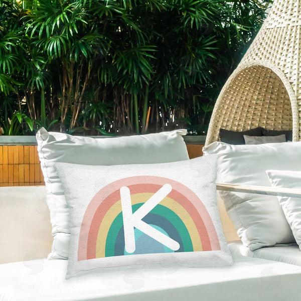 Stupell Industries Daphne Polselli | Rainbow Initial K