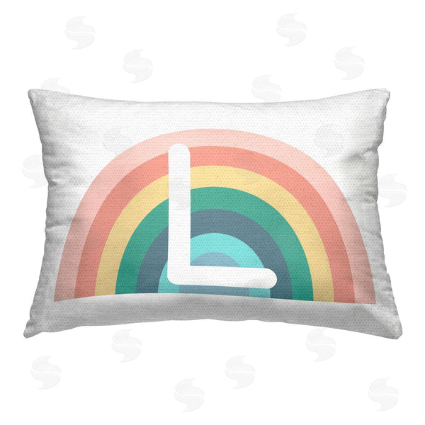 Stupell Industries Daphne Polselli | Rainbow Initial L