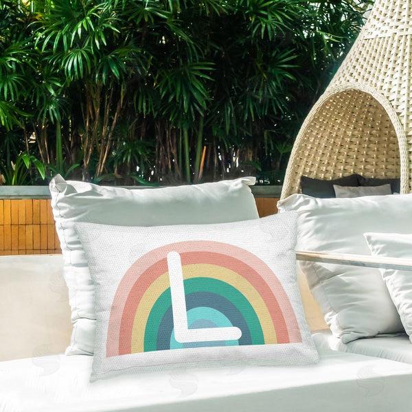 Stupell Industries Daphne Polselli | Rainbow Initial L