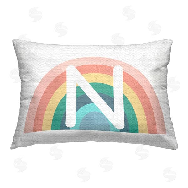Stupell Industries Daphne Polselli | Rainbow Initial N