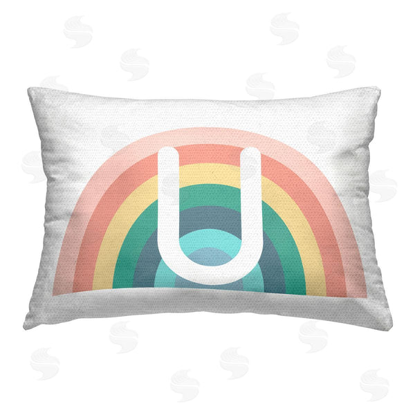 Stupell Industries Daphne Polselli | Rainbow Initial U