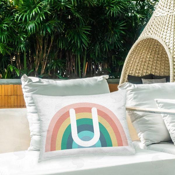 Stupell Industries Daphne Polselli | Rainbow Initial U