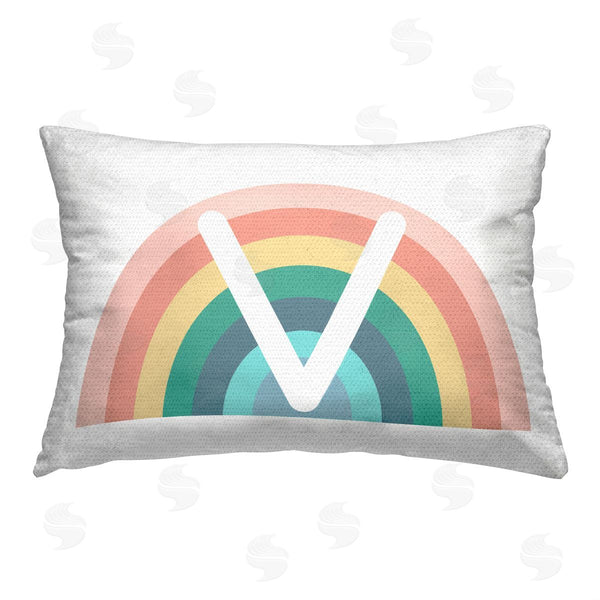 Stupell Industries Daphne Polselli | Rainbow Initial V