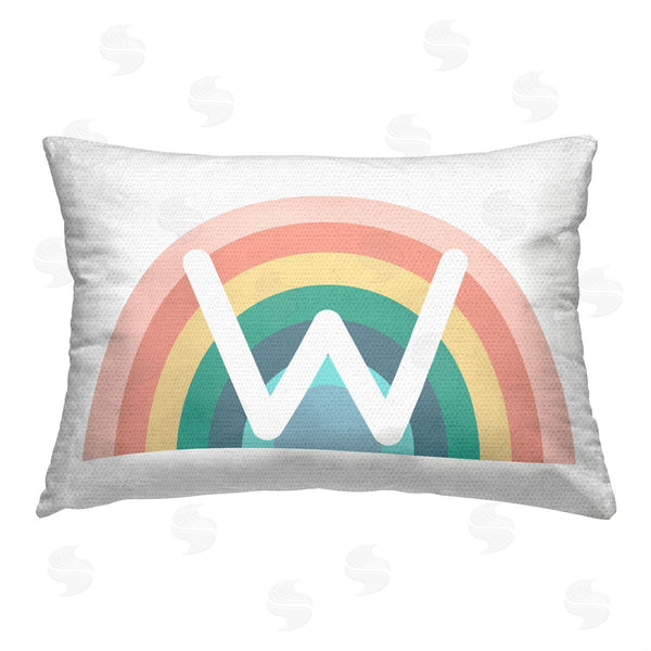 Stupell Industries Daphne Polselli | Rainbow Initial W