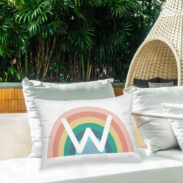 Stupell Industries Daphne Polselli | Rainbow Initial W