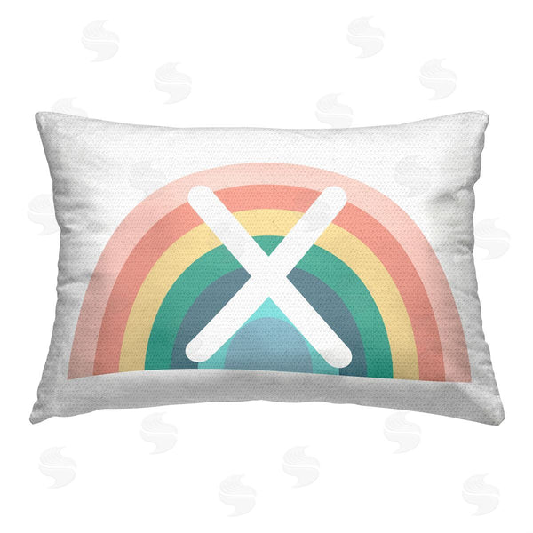 Stupell Industries Daphne Polselli | Rainbow Initial X