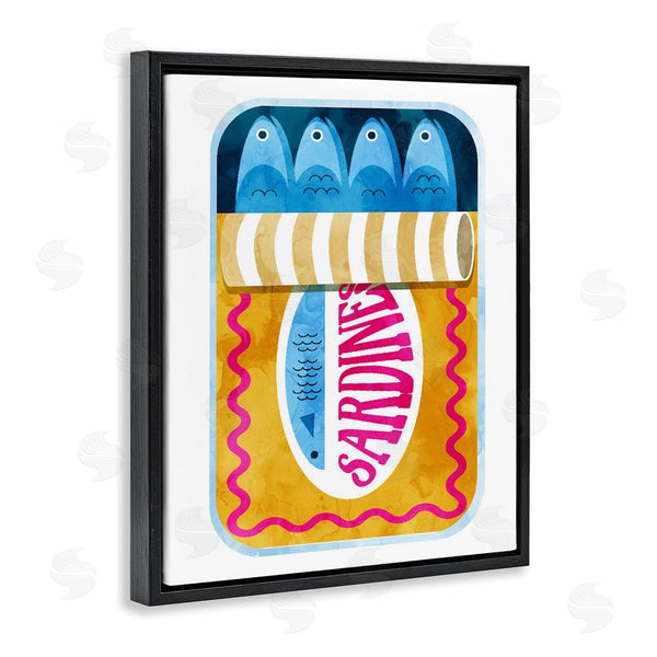 Stupell Industries Daphne Polselli | Yellow And Pink Sardine Tin Wall Art
