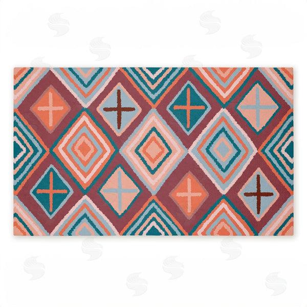 stupell industries Darlene Seale | Bold Geometric Patterns Non-Woven Door Mat