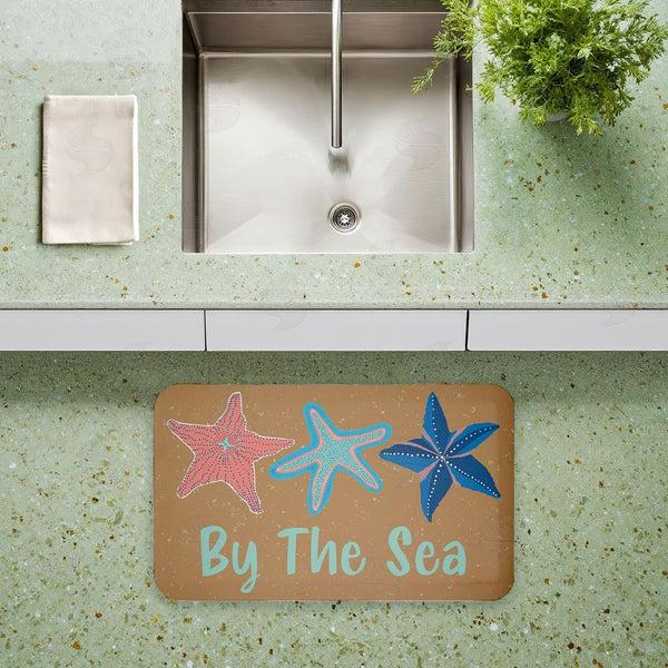 Stupell Industries Darlene Seale | By The Sea Starfish Anti-Fatigue Mat