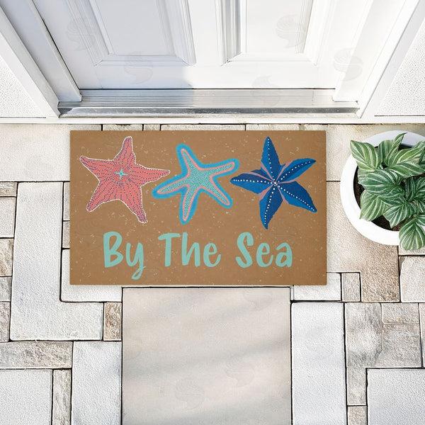 Stupell Industries Darlene Seale | By The Sea Starfish Non-Woven Door Mat