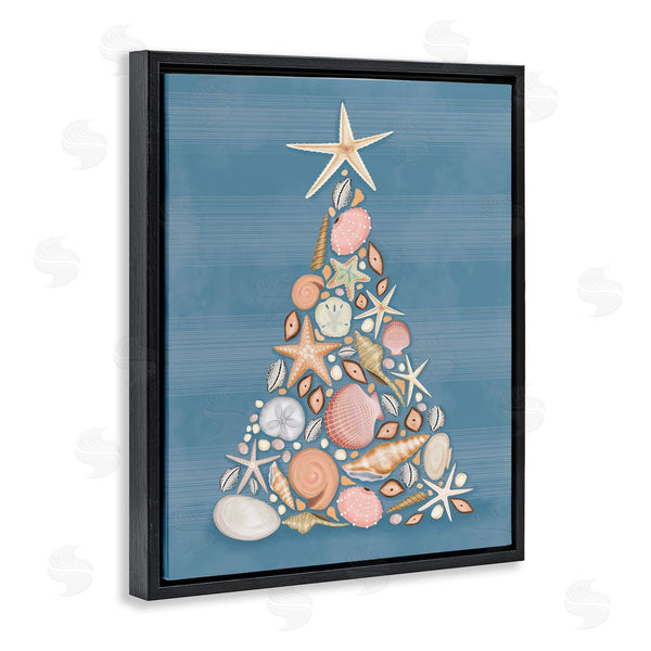 Stupell Industries Darlene Seale | Coastal Christmas Seashell Tree