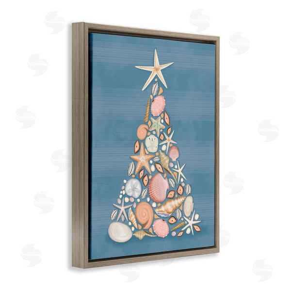 Stupell Industries Darlene Seale | Coastal Christmas Seashell Tree