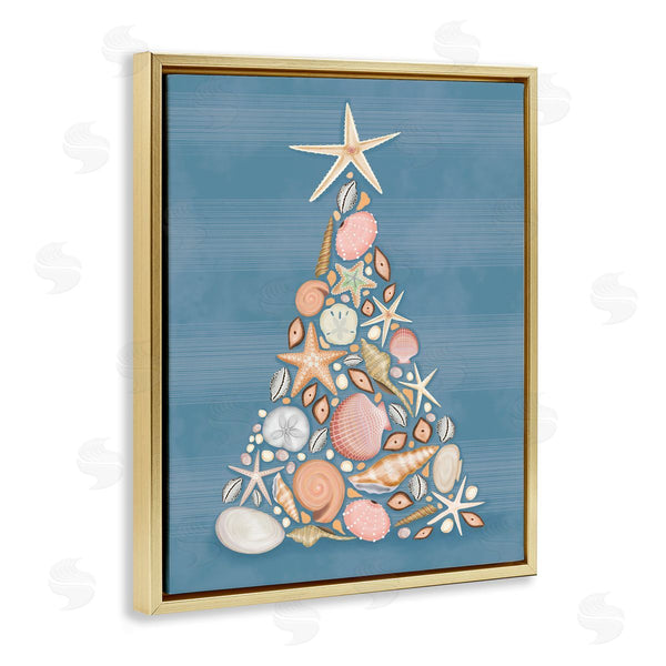 Stupell Industries Darlene Seale | Coastal Christmas Seashell Tree