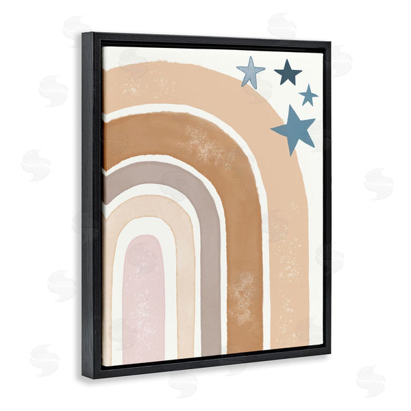 Stupell Industries Darlene Seale | Desert Rainbow Brown Arches With Blue Stars Wall Art