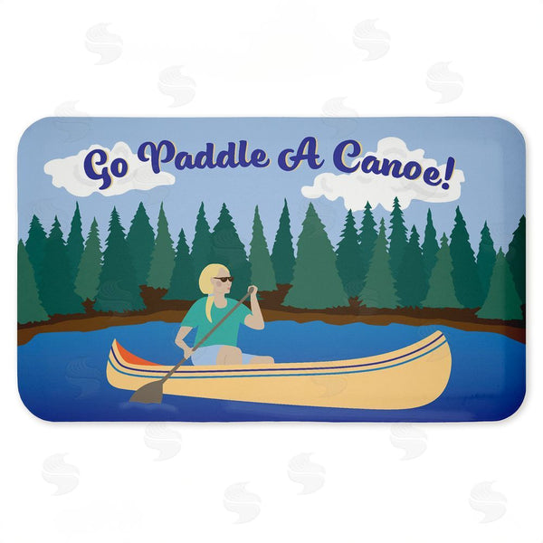 stupell industries Darlene Seale | Go Paddle A Canoe Anti-Fatigue Mat