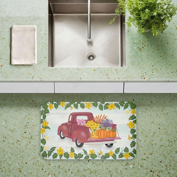 Stupell Industries Darlene Seale | Going To Market Harvest Anti-Fatigue Mat