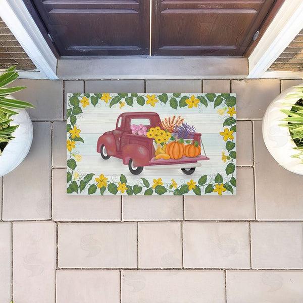 Stupell Industries Darlene Seale | Going To Market Harvest Non-Woven Door Mat