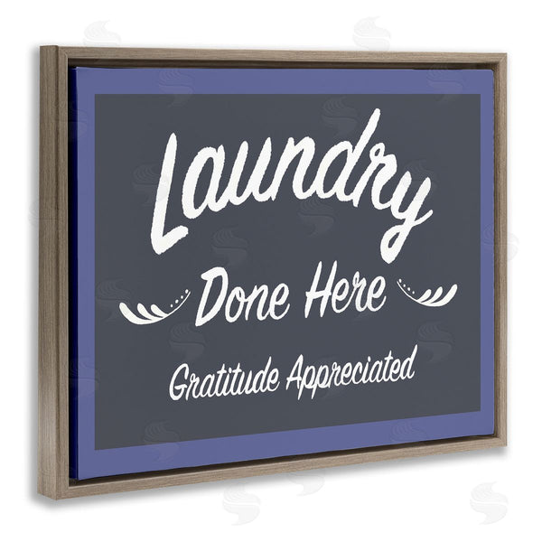Stupell Industries Darlene Seale | Laundry Done Here Vintage Phrase Wall Art