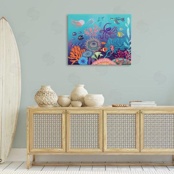 Stupell Industries Darlene Seale | Magical Underwater Reef Wall Art