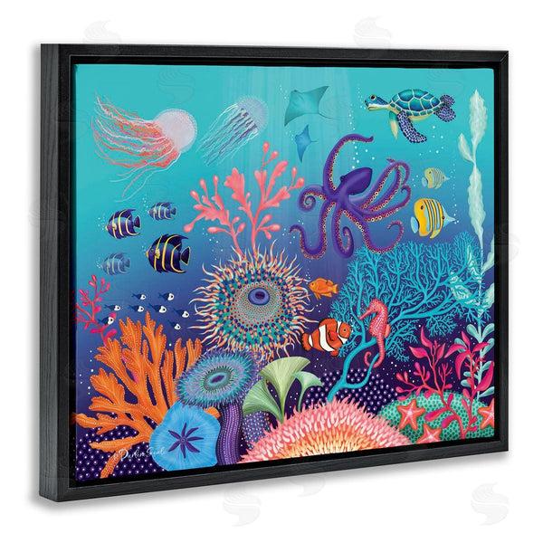 Stupell Industries Darlene Seale | Magical Underwater Reef Wall Art