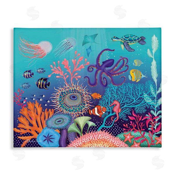 stupell industries Darlene Seale | Magical Underwater Reef Wall Art