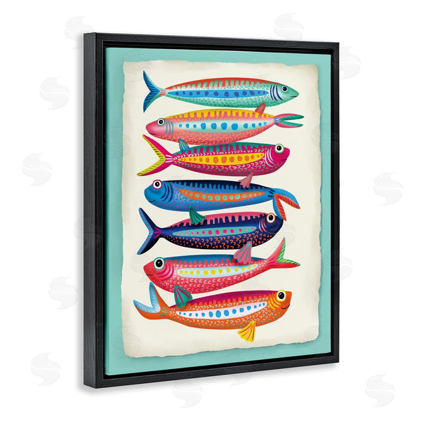 Stupell Industries Darlene Seale | Multi Hued Sardines