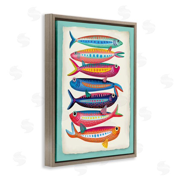 Stupell Industries Darlene Seale | Multi Hued Sardines