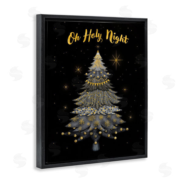 Stupell Industries Darlene Seale | Oh Holy Night Winter Tree