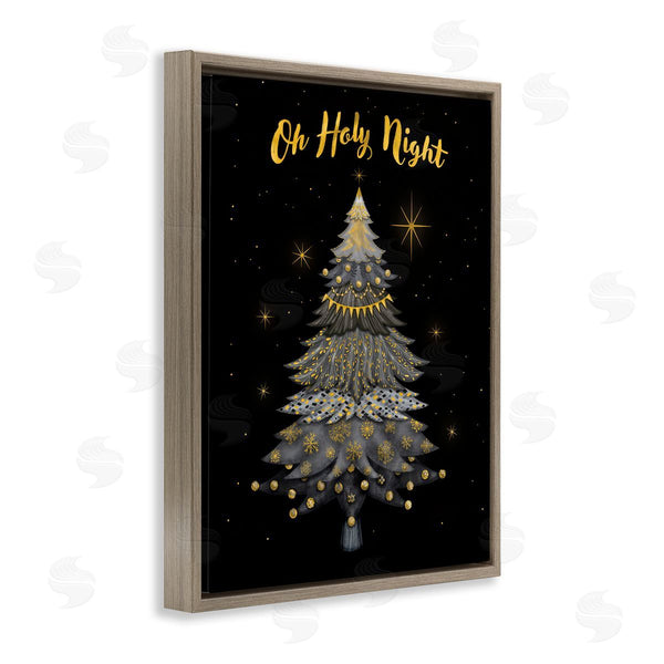 Stupell Industries Darlene Seale | Oh Holy Night Winter Tree