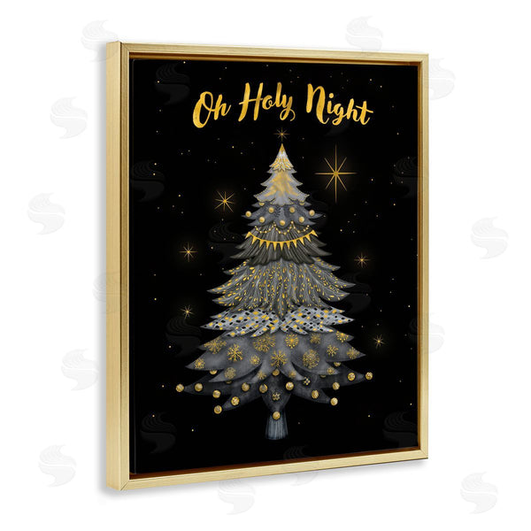 Stupell Industries Darlene Seale | Oh Holy Night Winter Tree