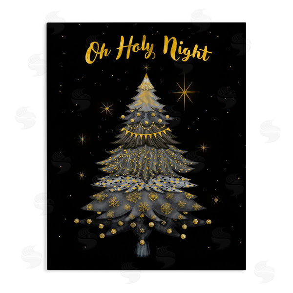 stupell industries Darlene Seale | Oh Holy Night Winter Tree