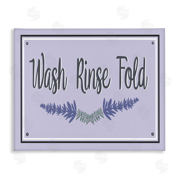 stupell industries Darlene Seale | Wash Rinse Fold Lavender Sprigs Wall Art
