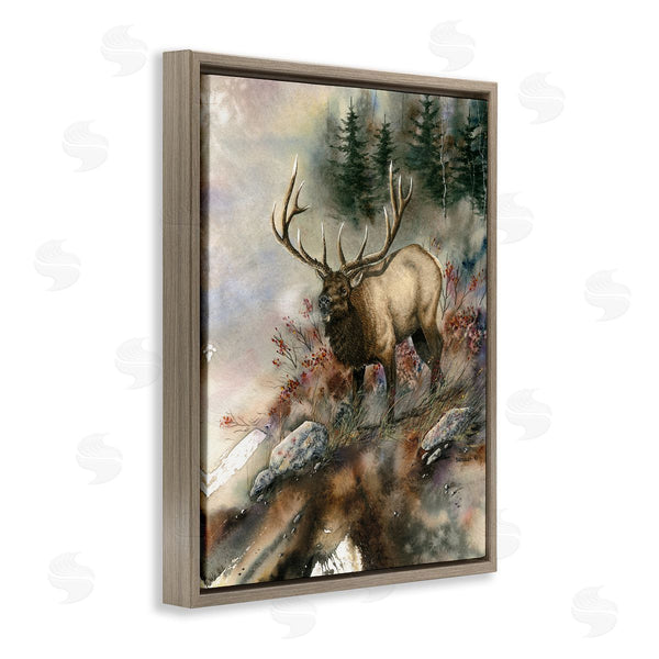 Stupell Industries Dave Bartholet | Elk Woodland Slope Clearing Wall Art