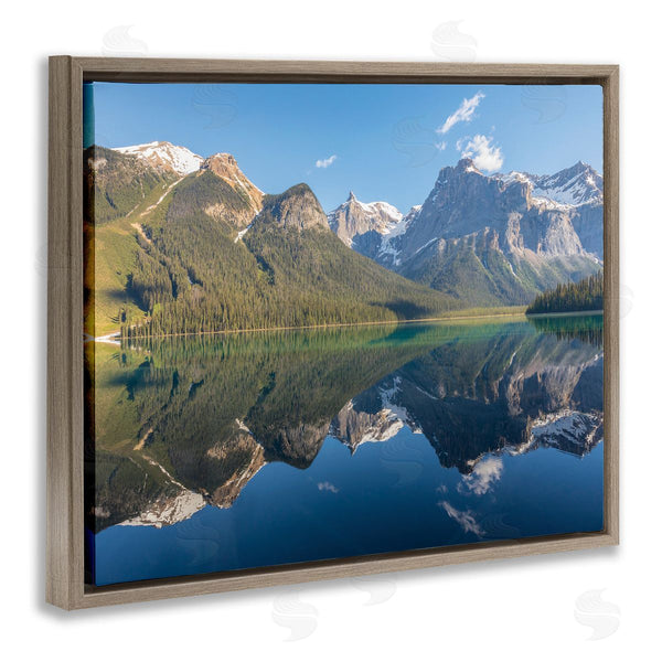 Stupell Industries Dave Gordon | Countryside Mountain Range Reflective Lake Landscape Wall Art