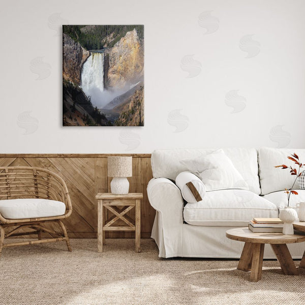 Stupell Industries David Drost | Waterfall In Rocky Cliffs Wall Art