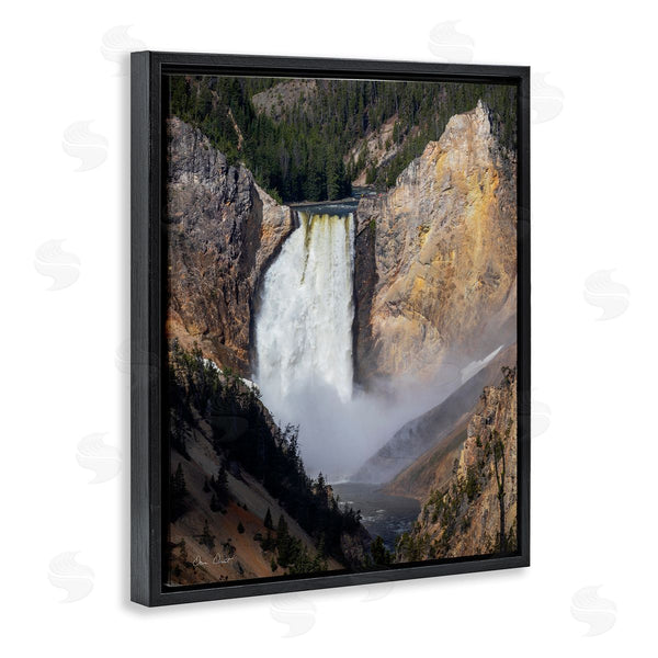 Stupell Industries David Drost | Waterfall In Rocky Cliffs Wall Art