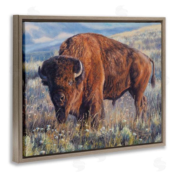 Stupell Industries David Graham | Bison Grazing On Prairie Wall Art