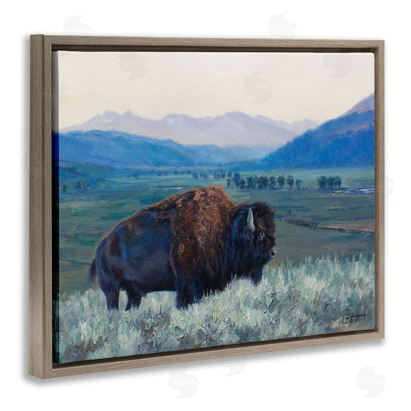 Stupell Industries David Graham | Bison In Rural Landscape Wall Art