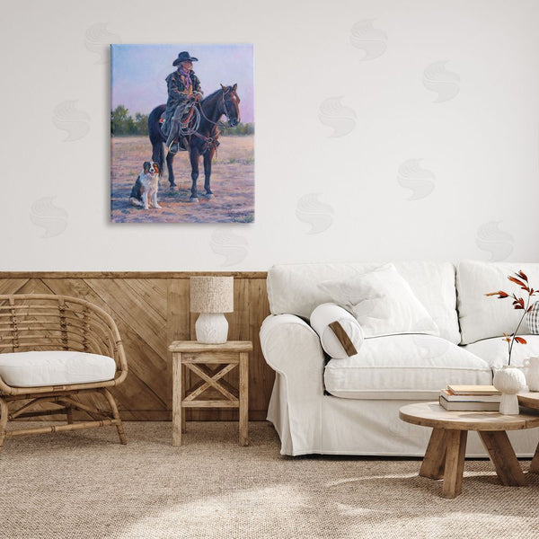 Stupell Industries David Graham | Cowboy In Rural Landscape Wall Art
