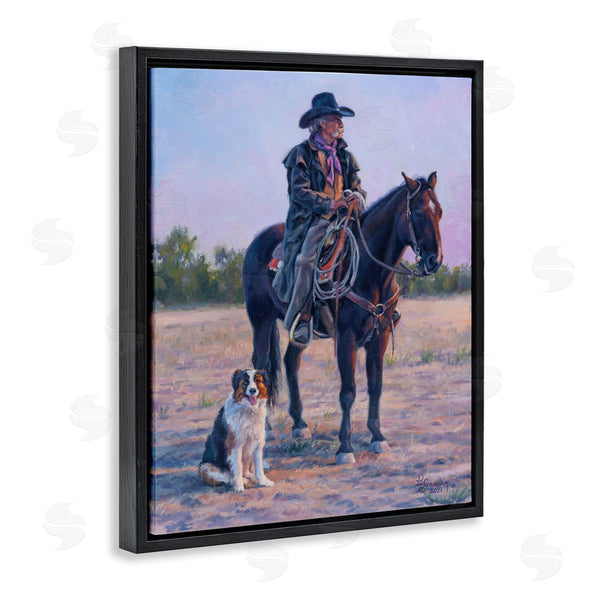 Stupell Industries David Graham | Cowboy In Rural Landscape Wall Art