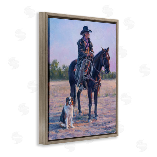 Stupell Industries David Graham | Cowboy In Rural Landscape Wall Art