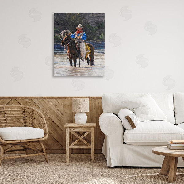 Stupell Industries David Graham | Cowboy & River Passage Wall Art