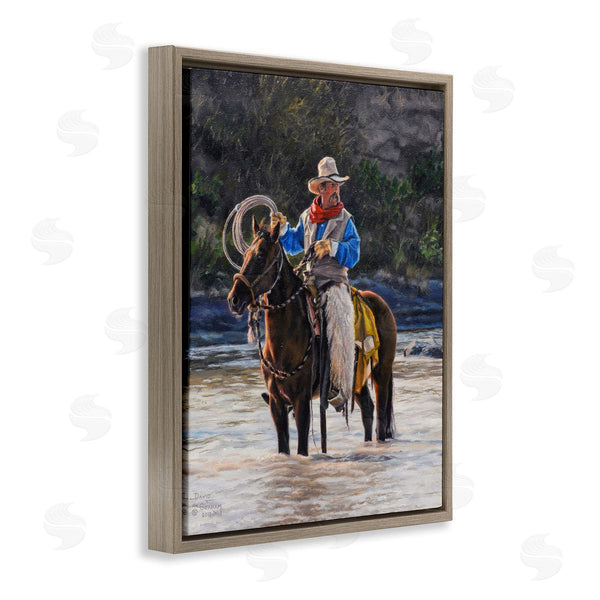 Stupell Industries David Graham | Cowboy & River Passage Wall Art