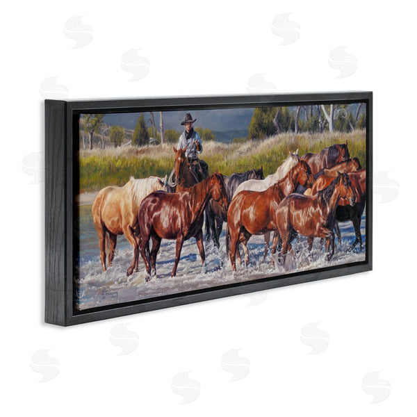 Stupell Industries David Graham | Crossing The Remuda Wall Art