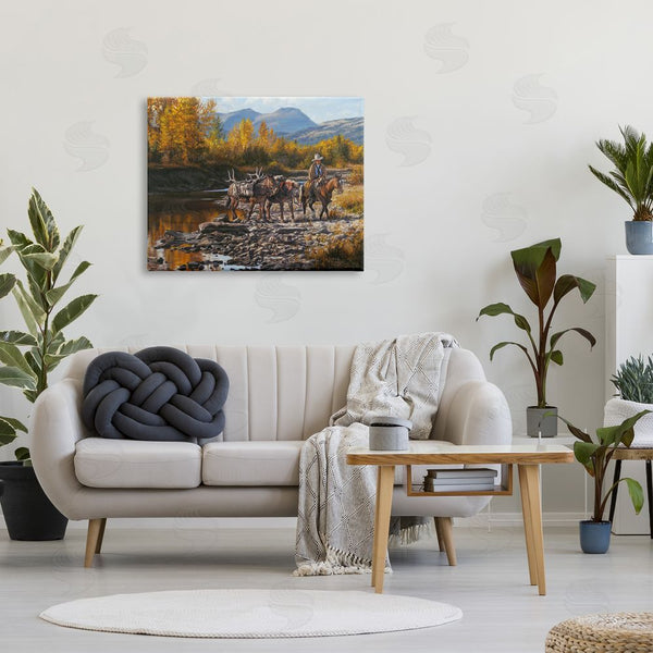 Stupell Industries David Graham | Down From High Country Cowboy Wall Art